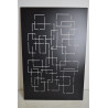 Plaque de Protection Mural pour Poêle avec Forme Géométrique