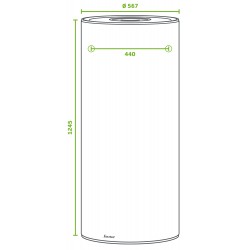 SAUTER 364413 - Chauffe-Eau Electrique 200L Bajawa Stéatite