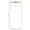 SAUTER 364413 - Chauffe-Eau Electrique 200L Bajawa Stéatite