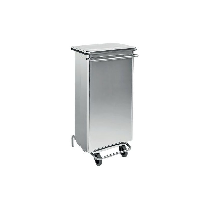 Poubelle Mobile à Pédale Frontale Amovible 110L Poubelle Mobile à Pédale Frontale Amovible 110L