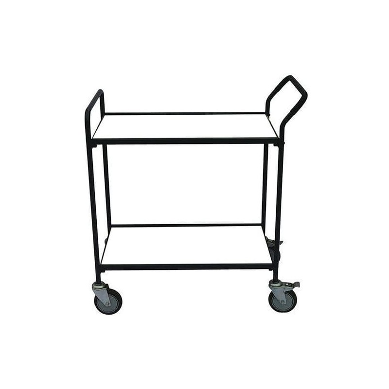 Chariot Desserte avec 2 Plateaux en Bois Chariot Desserte avec 2 Plateaux en Bois