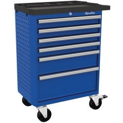 Servante d'Atelier en Acier 6 Tiroirs avec Plateau Supérieur