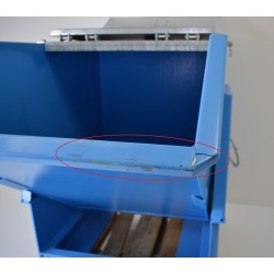 Benne Basculante 500L avec Couvercle BAUER Pas Cher