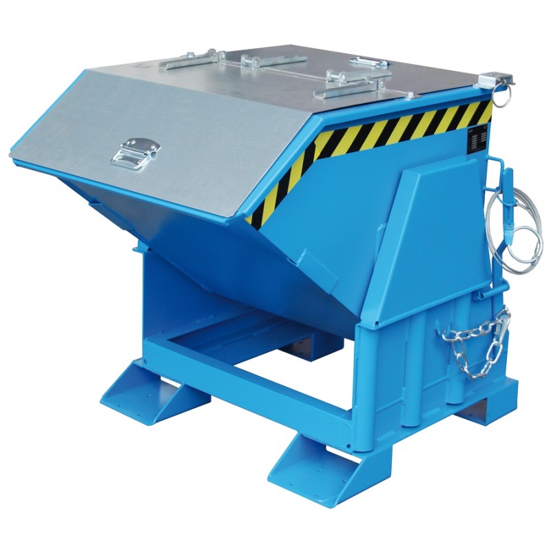 Benne Basculante 500L avec Couvercle BAUER Benne Basculante 500L avec Couvercle BAUER