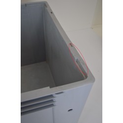 Caisse-Palette Plastique 510L avec Trappe d'Accès Pas Cher