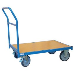 Chariot à Dossier Fixe FIMM Plateau en Bois Charge 600kg