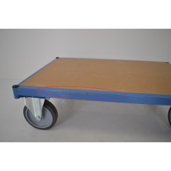 Chariot à Dossier Fixe FIMM Plateau en Bois Charge 600kg PAs cher