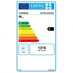 THERMOR 231070 - Chauffe-Eau Electrique 80L Malicio 3 Stéatite Multiposition