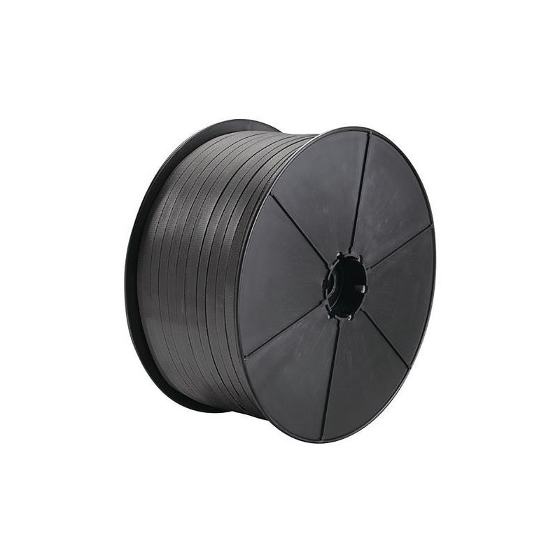 Lot de 2 Rouleaux de Feuillard Polypropylène Noir Manuel - A604627 Lot de 2 Rouleaux de Feuillard Polypropylène Noir Manuel - A604627
