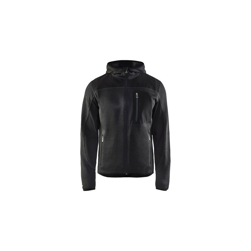Veste Gilet Tricoté à Capuche BLAKLADER Veste Gilet Tricoté à Capuche BLAKLADER