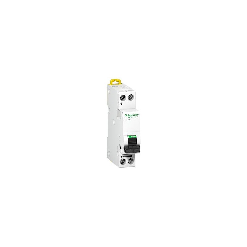 Disjoncteur SCHNEIDER DT40N 1P+N Courbe D Disjoncteur SCHNEIDER DT40N 1P+N Courbe D