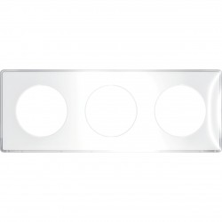 Plaque de Finition pour 3 Prises SCHNEIDER Odace