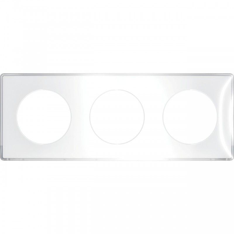 Plaque de Finition pour 3 Prises SCHNEIDER Odace