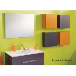 ALTERNA - Meuble Cube Déco Mural Seducta Chêne Naturel - 7309948