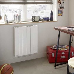 Radiateur Electrique à Inertie Fluide 1000W NOIROT Radiaflo Horizontal Blanc