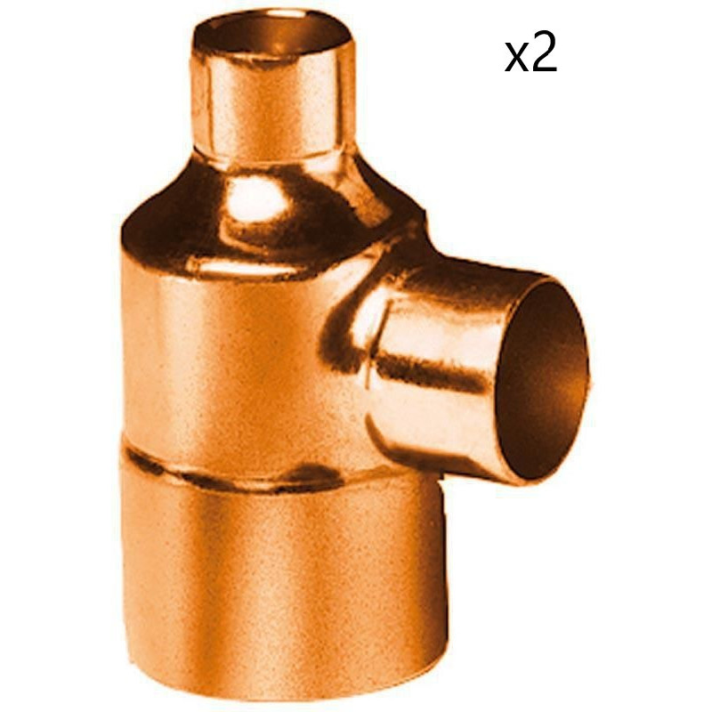 Té Cuivre 5130 ALTECH Réduit Triple Femelle D18/12/12