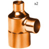 Té Cuivre 5130 ALTECH Réduit Triple Femelle D18/12/12