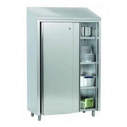 Armoire Haute Inox HENRI JULIEN 2 Portes Coulissantes