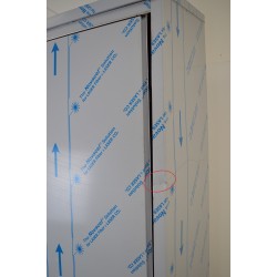 Armoire Haute Inox HENRI JULIEN 2 Portes Coulissantes Pas Cher