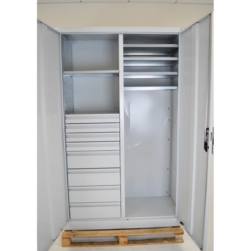 CP Armoire de Rangement Atelier avec Etagères et Tiroirs 8931305