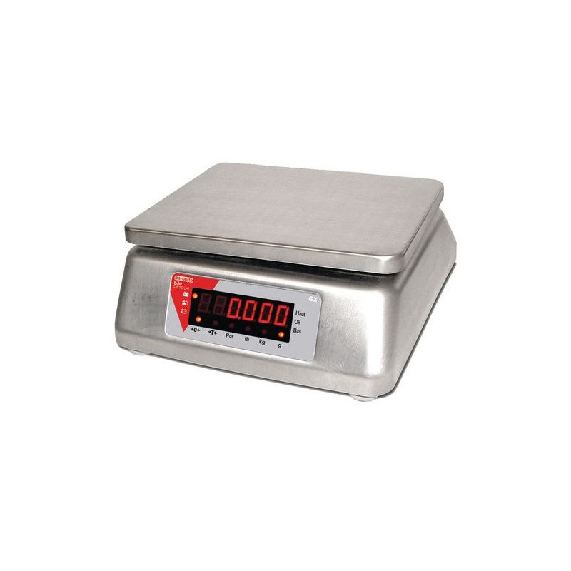 Balance Compacte Inox B3C Portée de 6kg - GX6000 Balance Compacte Inox B3C Portée de 6kg - GX6000