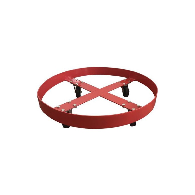 Rouleur pour Fûts Rond Plateau Roulant Charge 410kg Rouleur pour Fûts Rond Plateau Roulant Charge 410kg