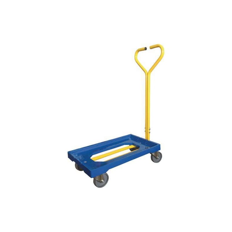 Plateau Roulant pour Bacs Norme Europe avec Timon Plateau Roulant pour Bacs Norme Europe avec Timon