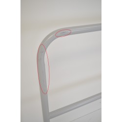 Barrière de Sécurité Grise Tube Ø38mm Pas Cher