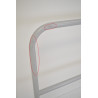 Barrière de Sécurité Grise Tube Ø38mm Pas Cher
