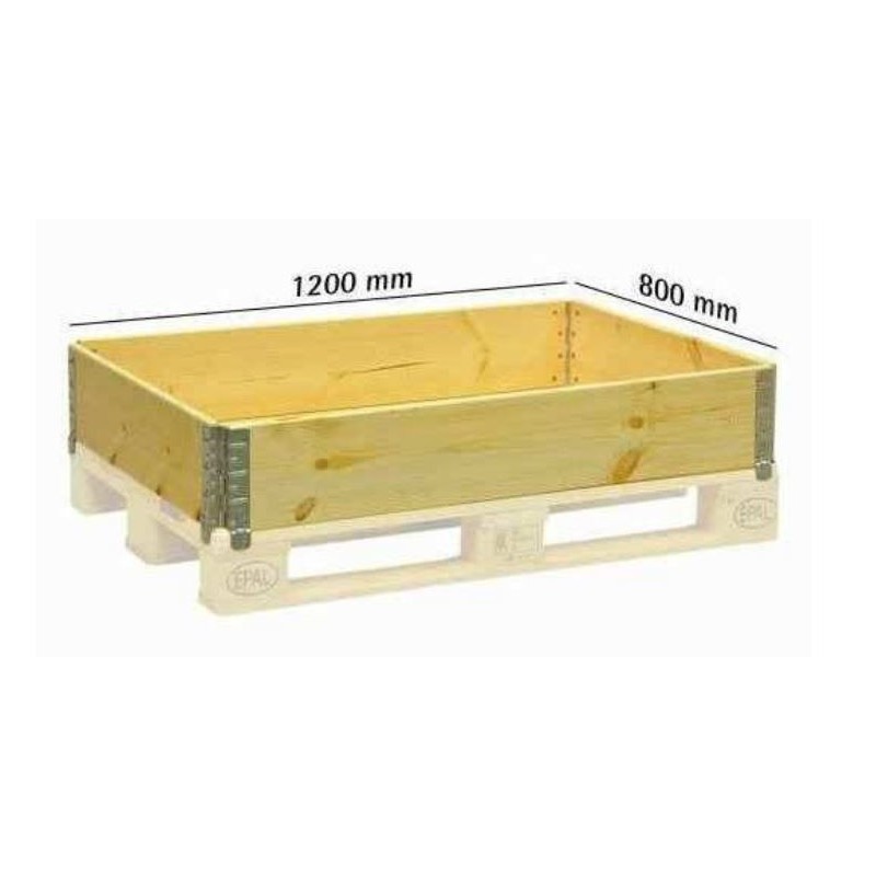 Lot de 5 Palettes bois-1200x800 mm