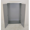 Demi-Colonne ALTERNA Plénitude 2 Portes 80cm Blanc Chêne Naturel