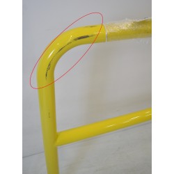 Barrière de Sécurité Jaune Tube Ø59mm Pas Cher