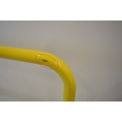 Barrière de Sécurité Jaune Tube Ø59mm Pas Cher