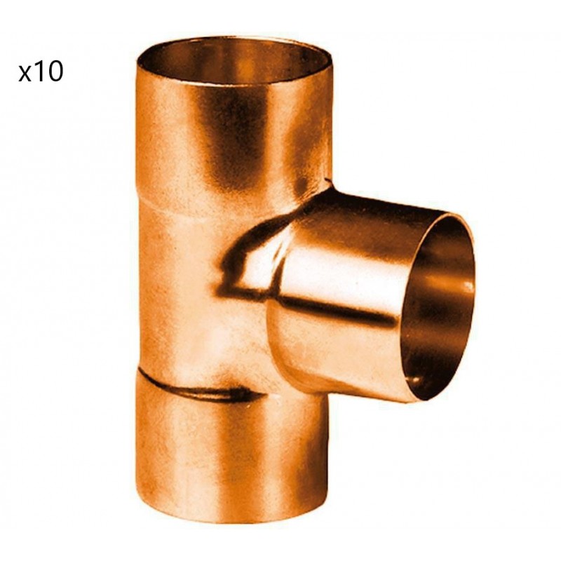 Lot de 10 Té Cuivre 5130 ALTECH Triple Femelle Lot de 10 Té Cuivre 5130 ALTECH Triple Femelle