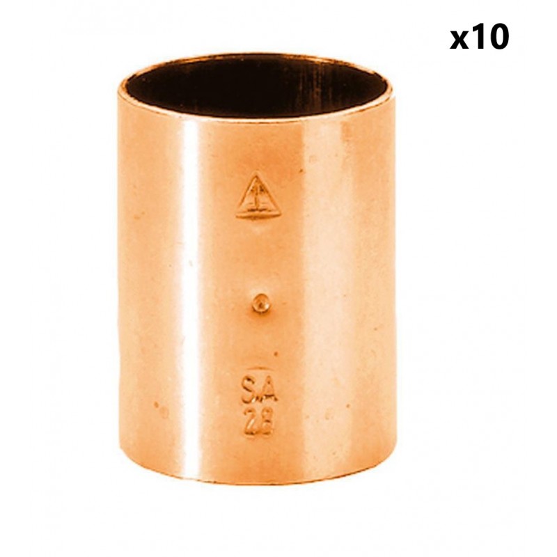 Lot de 10 Manchons Cuivre 5270 ALTECH égal Femelle-Femelle D10 Lot de 10 Manchons Cuivre 5270 ALTECH égal Femelle-Femelle D10