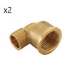 Lot de 2 Coudes Laiton 8090GCU ALTECH à Souder