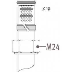 Raccord Bicône Multi JAGA M24 VPE ALU 16/2 - 5094.316/2