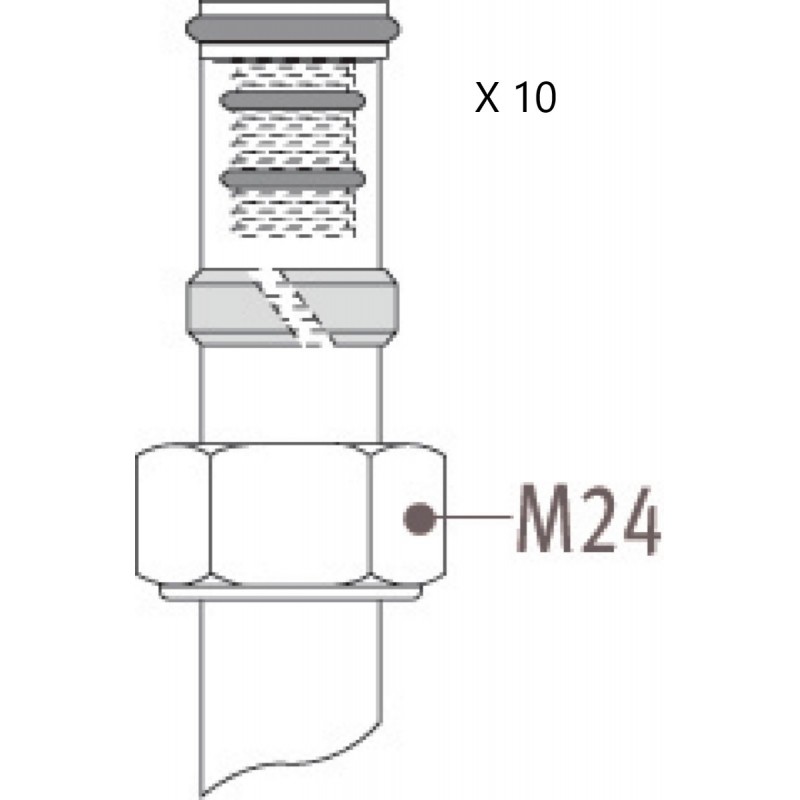 Raccord Bicône Multi JAGA M24 VPE ALU 16/2 - 5094.316/2