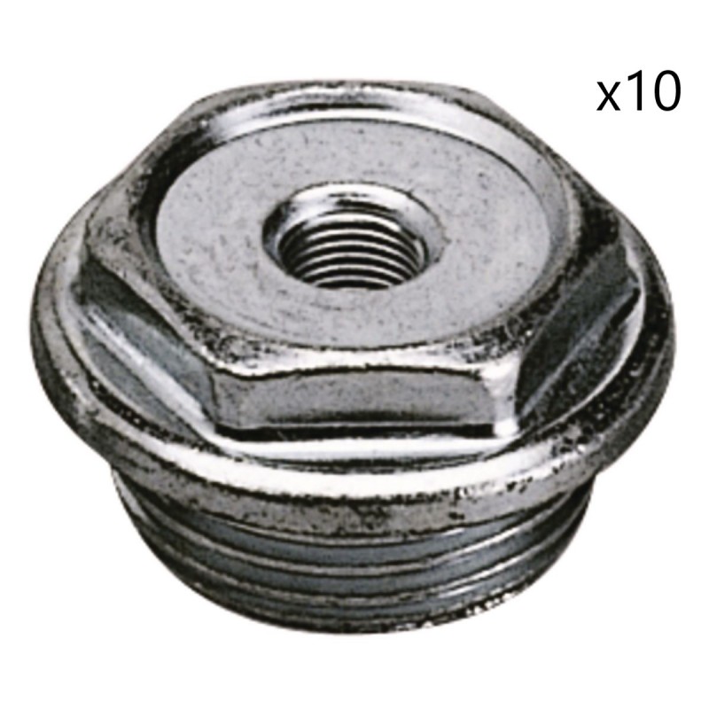 Bouchons Réductions 05x10 DECORAL Zingué Droit Bouchons Réductions 05x10 DECORAL Zingué Droit