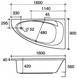 Baignoire Marina 917001