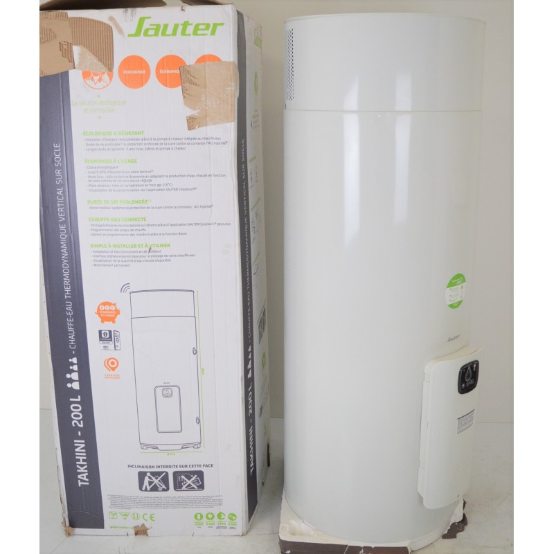 SAUTER ChauffeEau Thermodynamique 200L Takhini Connecté 396008