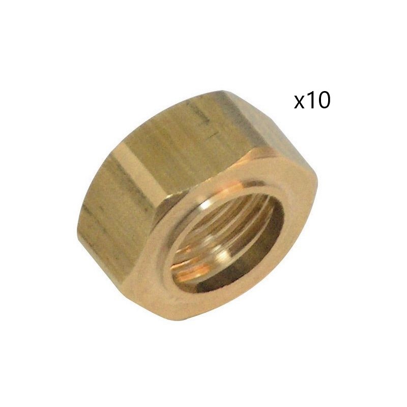 Écrou à Collet Battu Laiton 8374G ALTECH 20x27-20 Écrou à Collet Battu Laiton 8374G ALTECH 20x27-20