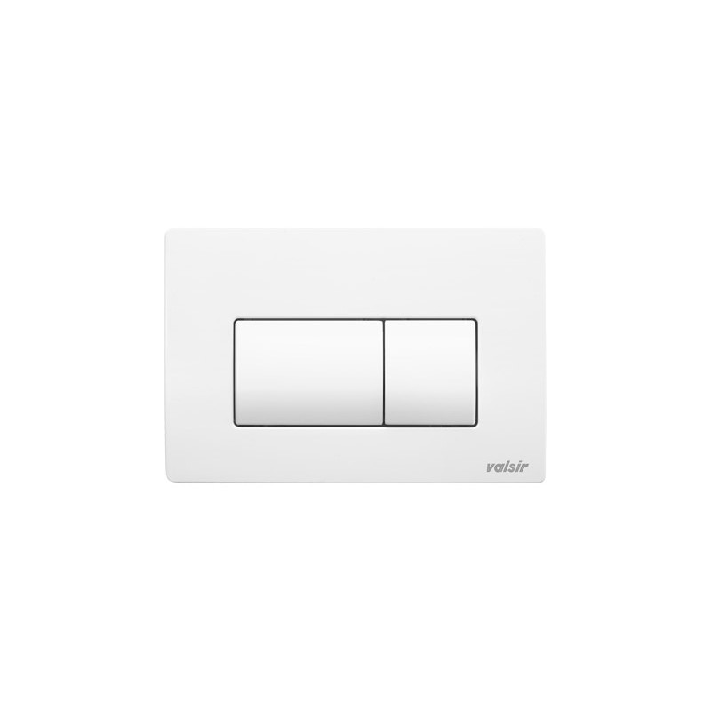 Plaque de Commande Pneumatique VALSIR Pour Réservoir à Encastrer Blanc Plaque de Commande Pneumatique VALSIR Pour Réservoir à Encastrer Blanc
