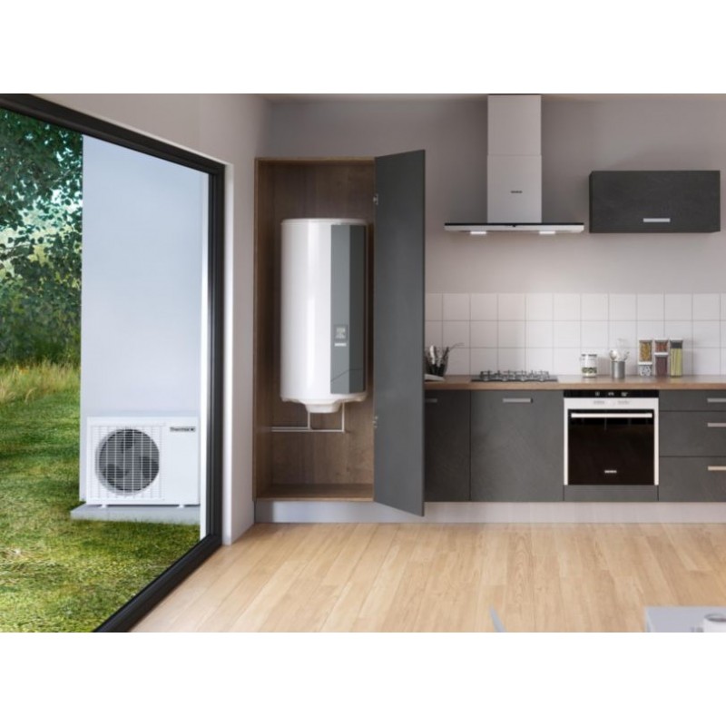 Chauffe-Eau Thermodynamique Mural Split 200L THERMOR Aéromax 2 296515 + ATLANTIC FUJITSU WOYD030LFC Chauffe-Eau Thermodynamique Mural Split 200L THERMOR Aéromax 2 296515 + ATLANTIC FUJITSU WOYD030LFC