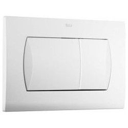 Plaque de Commande 3/6L ROCA Profix Plate Blanche