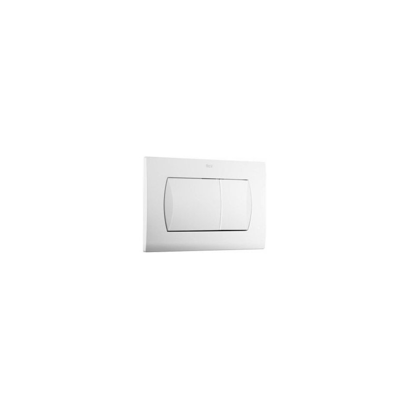 Plaque de Commande 3/6L ROCA Profix Plate Blanche