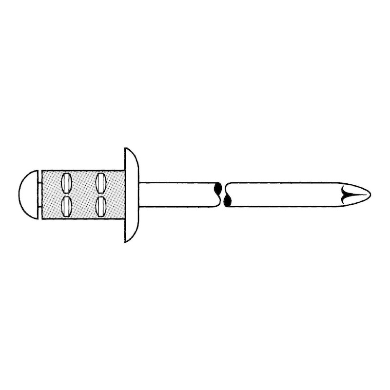 250 Rivets Aveugles Multi-usages GESIPA