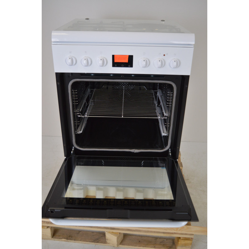 Cuisinière Mixte Amica 77L 4 Feux Noir – Pose Libre – Classe A+ – Modèle ACM7037RN