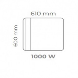 Dimensions radiateur CHAMANE