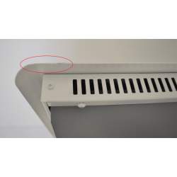 Radiateur Electrique Rayonnant 2000 W INTUIS Sensual Vertical Blanc Connectable pas cher